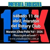 Maratón ¡Chau Polio Ya! - 2026